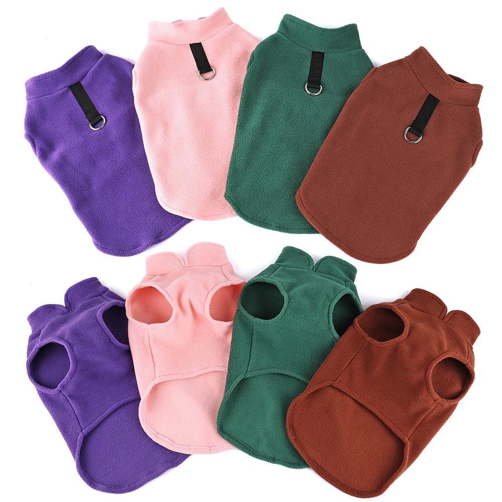 Winter Fleece Pet Vest – Cozy, Soft, and Perfect for Chilly Days