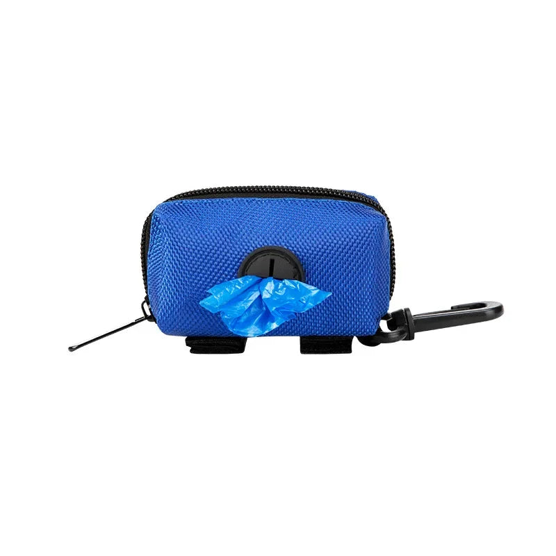 Dog Poop Bag Dispenser - Portable Waste Bag Holder for Outdoor Pet Cleanup Ditzy Petunia