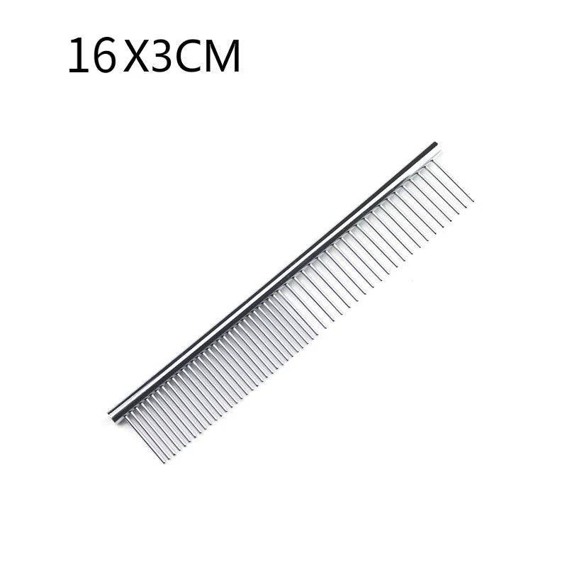 Stainless Steel Dual-Sided Pet Dematting Comb – Gently Remove Tangles & Mats