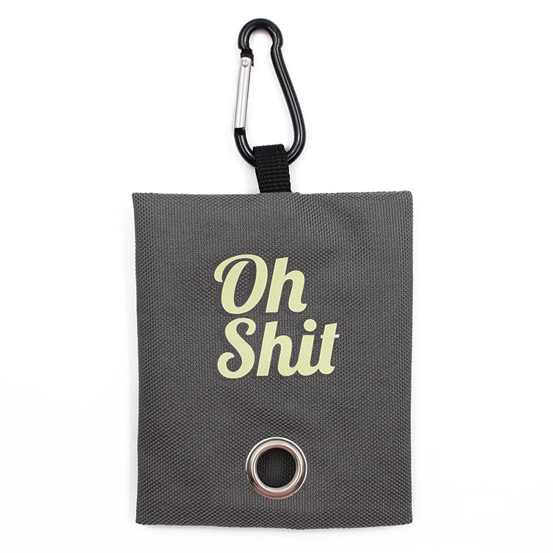 Canvas Dog Poop Bag Holder - Durable, Lightweight, and Eco-Friendly Ditzy Petunia