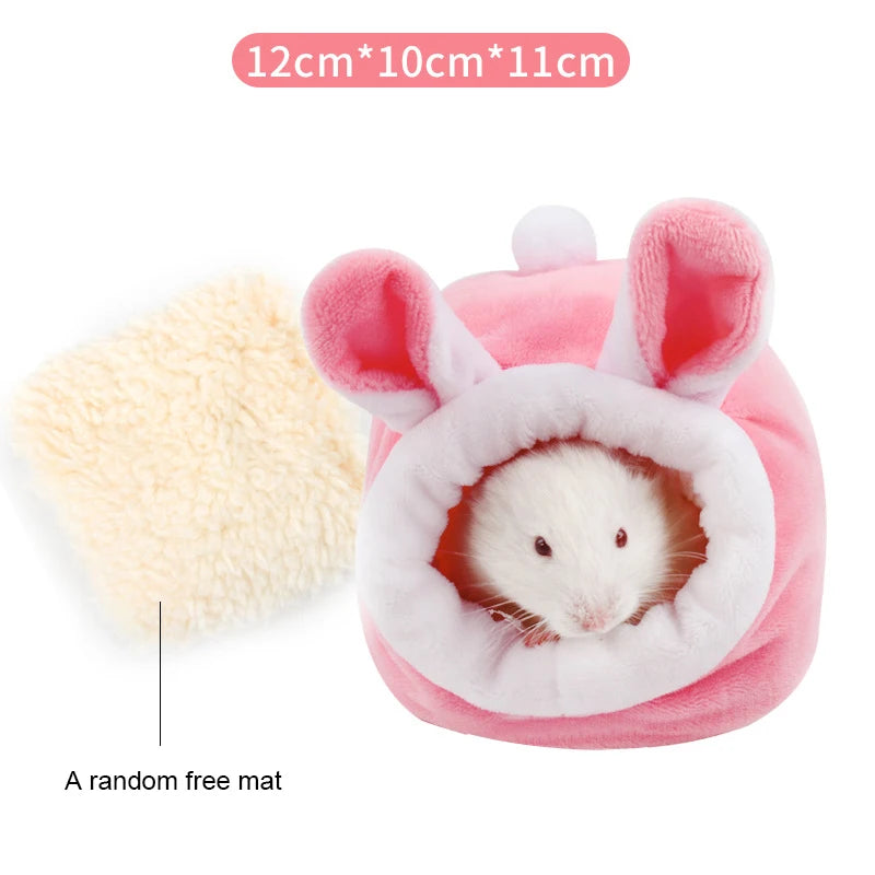 Cozy Fleece Hamster Nest β Soft, Warm & Snuggly Hideout