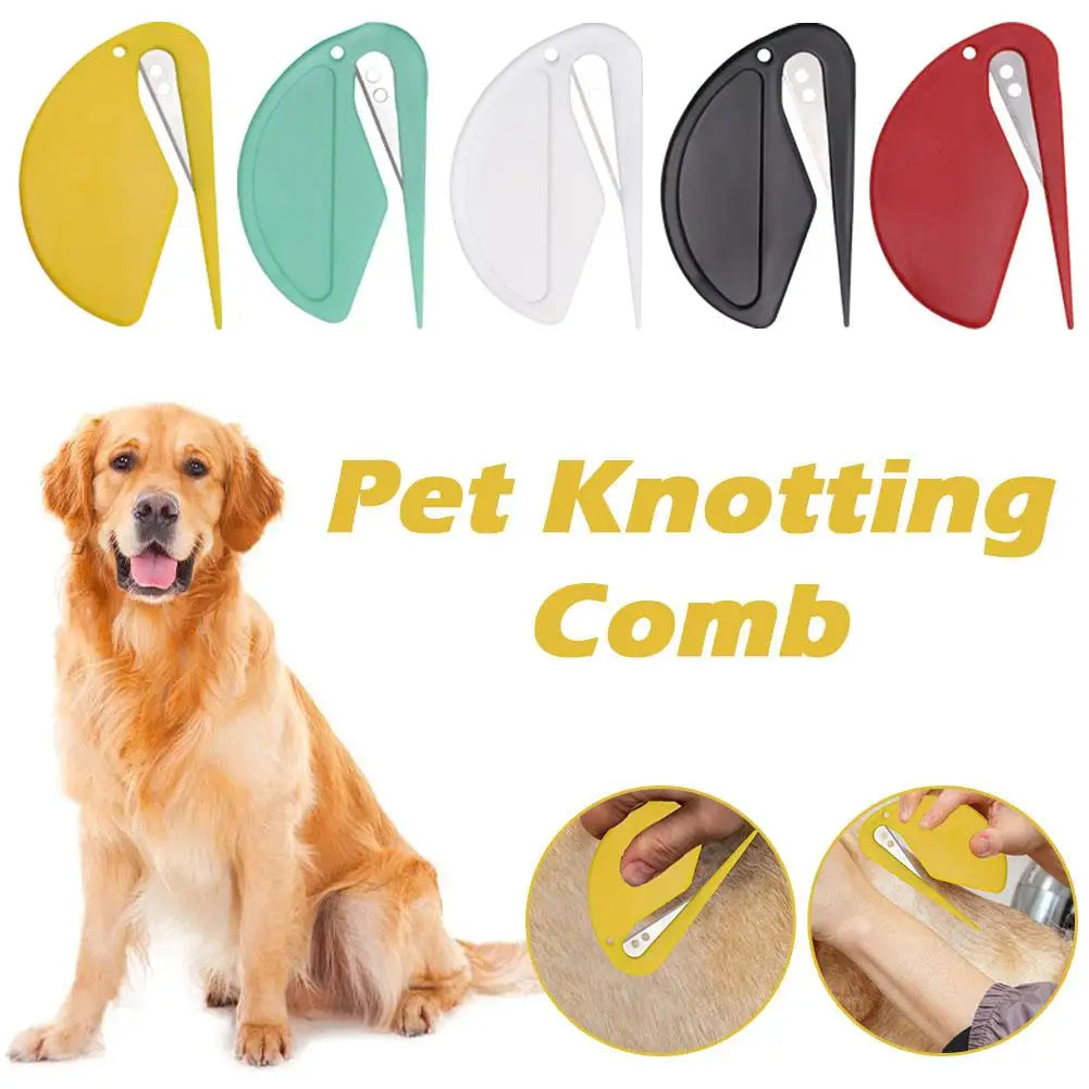 đŸ Pocket-Sized Pet Knotting Comb â Detangle Matted Fur with Ease