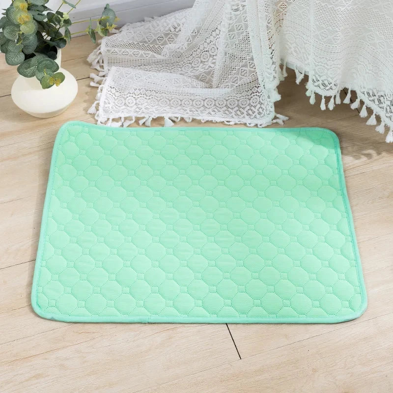 Washable and Reusable Dog Bed Mat – Waterproof, Anti-Slip, Multi-Layer Absorbent Pad