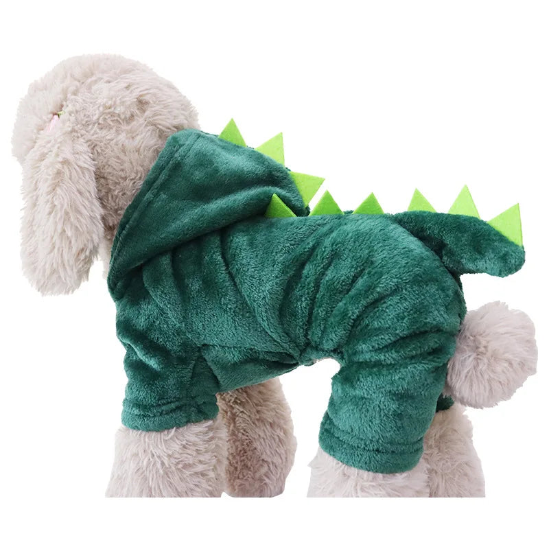 Winter Pet Dog Clothes | Soft Fleece Hoodie for Small Dogs, Puppies, Cats & Chihuahuas | Cute Cartoon Christmas Costume | Pet Accessories
