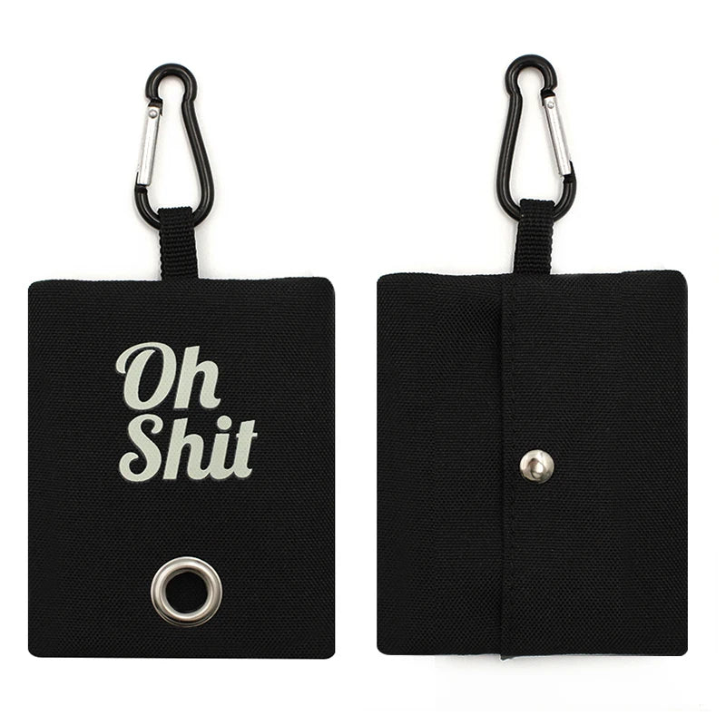 Canvas Dog Poop Bag Holder - Durable, Lightweight, and Eco-Friendly Ditzy Petunia