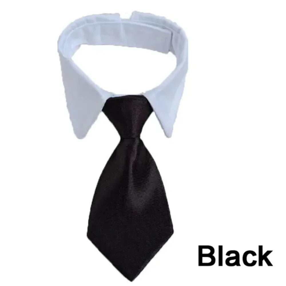 Adjustable Pet Bow Tie Necktie for Small Dogs and Cats - Formal Puppy Grooming Collar