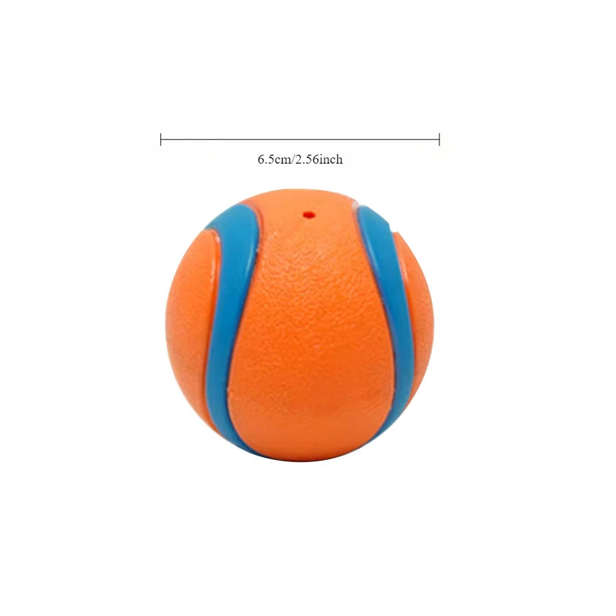 Dog Chew Toy Ball | Rubber Dog Ball for Teeth Cleaning, Chewing, and Play | Durable Pet Toy for Small, Medium, and Large Dogs