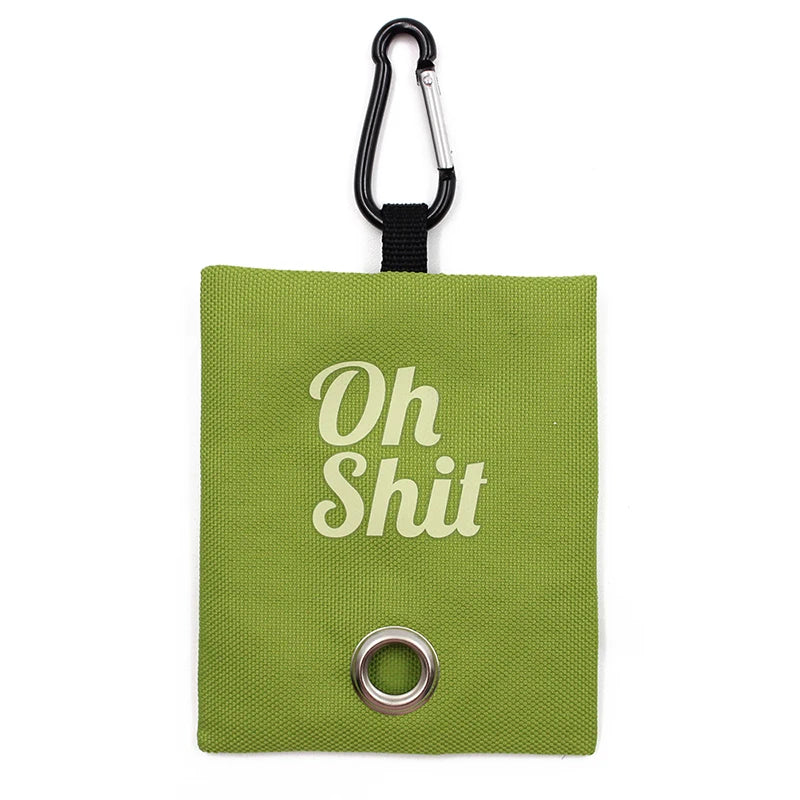 Canvas Dog Poop Bag Holder - Durable, Lightweight, and Eco-Friendly Ditzy Petunia