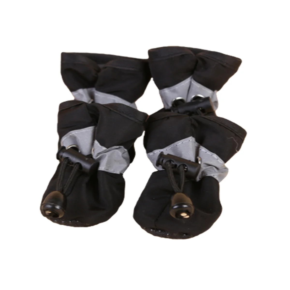 4pcs Waterproof PU Dog Shoes – Non-Slip Puppy Boots for Small to Medium Dogs