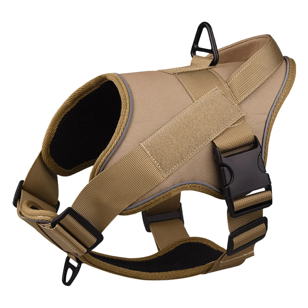Soft Nylon Puppy Vest Harness โ Secure & Comfortable for Daily Walks