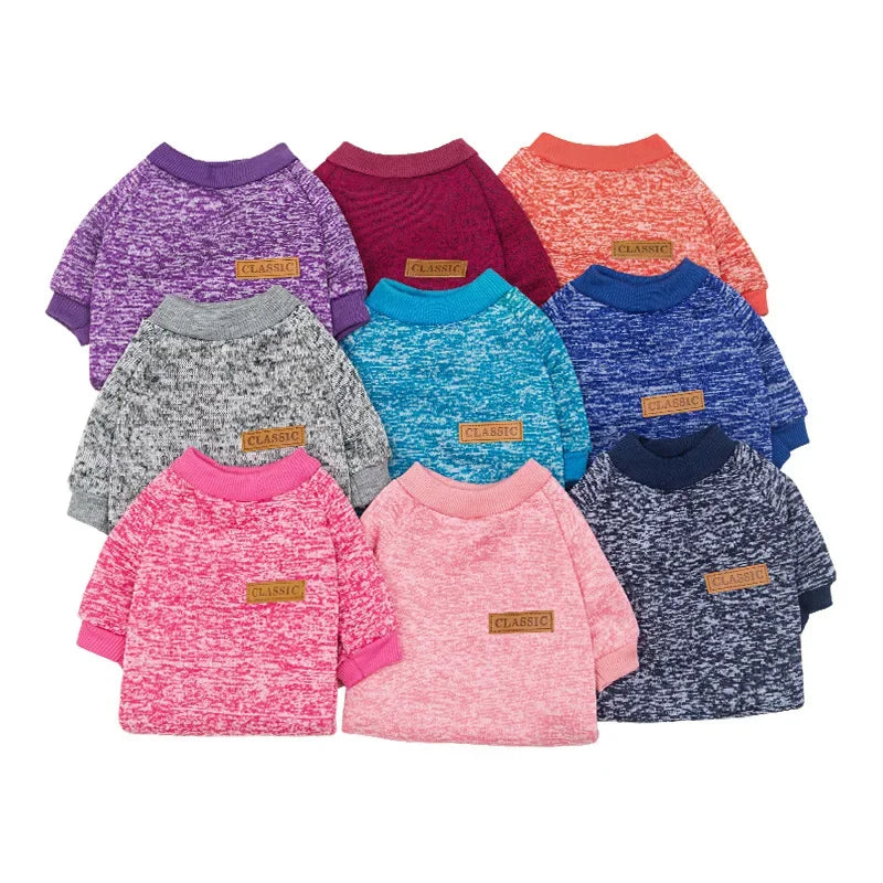 🐶 Cozy Autumn Dog Sweatshirt – Warm Pet Jacket for Small & Medium Dogs
