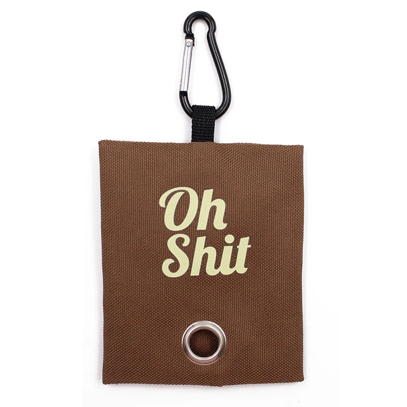 Canvas Dog Poop Bag Holder - Durable, Lightweight, and Eco-Friendly Ditzy Petunia
