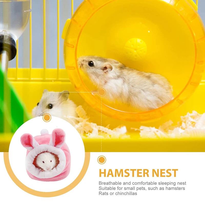 Cozy Fleece Hamster Nest β Soft, Warm & Snuggly Hideout