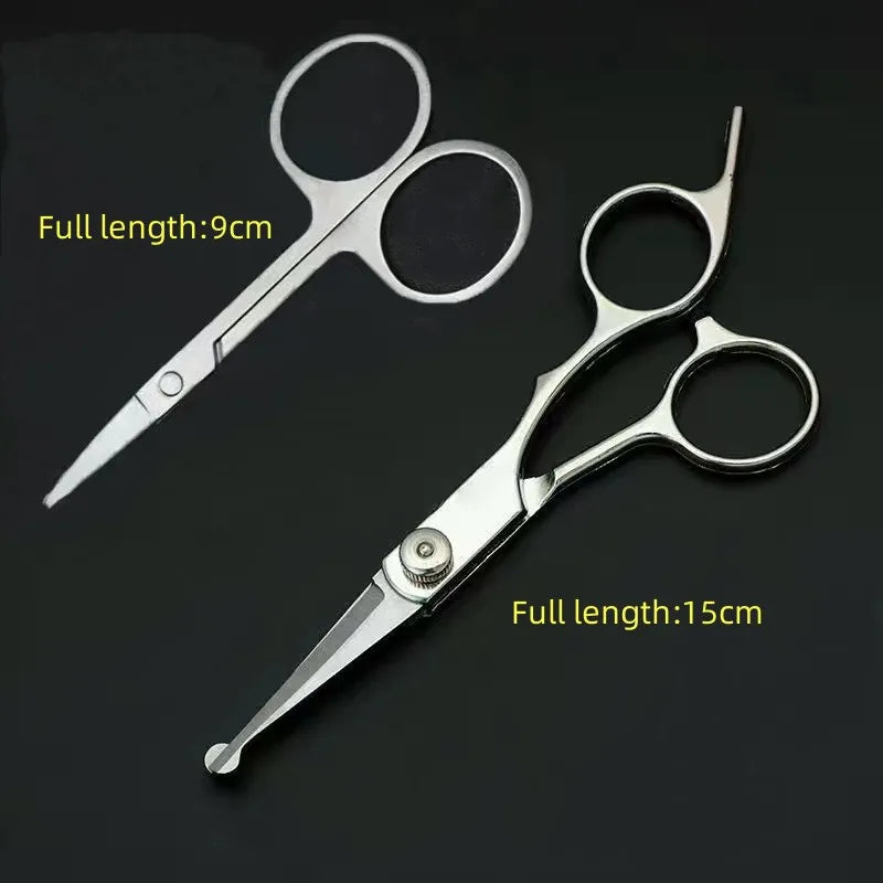 Professional Pet Grooming Scissors Set - Stainless Steel Dog Hair Trimming Tools