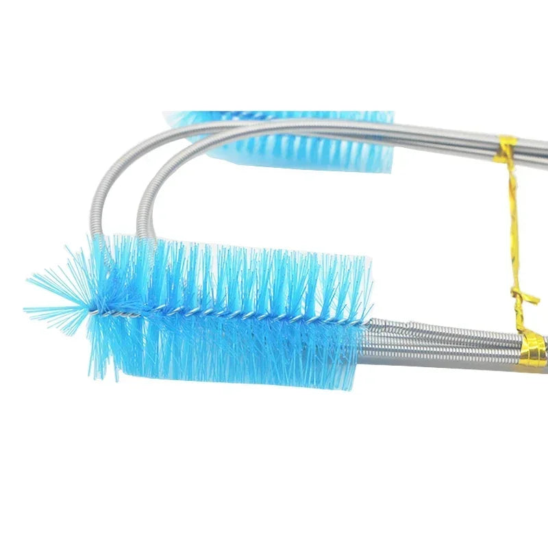 Flexible Aquarium Cleaning Brush – Stainless Steel Hose Brush for Fish Tanks, Filters & Tubing