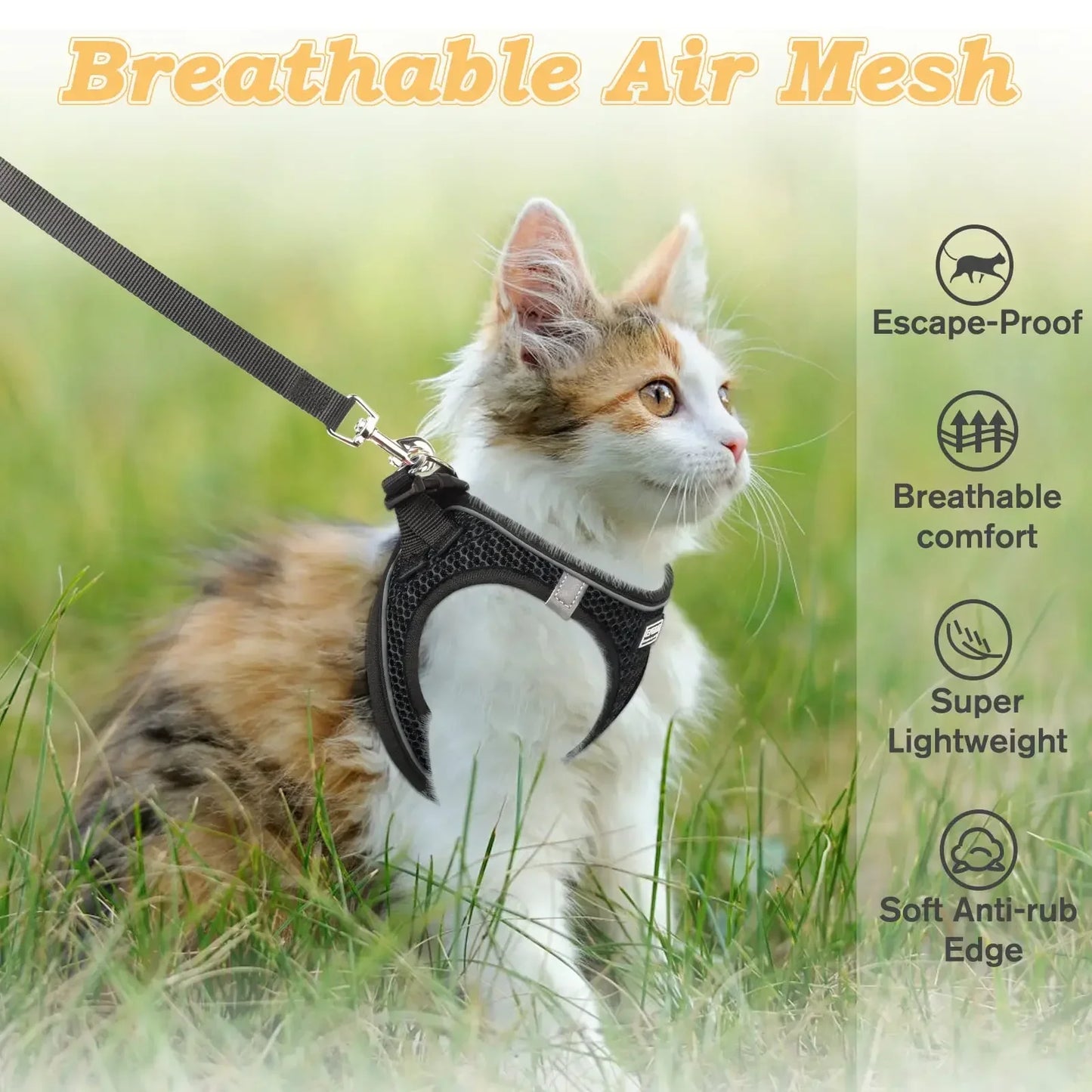 Reflective Nylon Cat Collar – Breakaway Safety with Quick Release Buckle