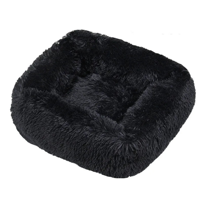 Luxury Plush Dog Bed - Washable Calming Pet Bed : XXL (110x90 cm)