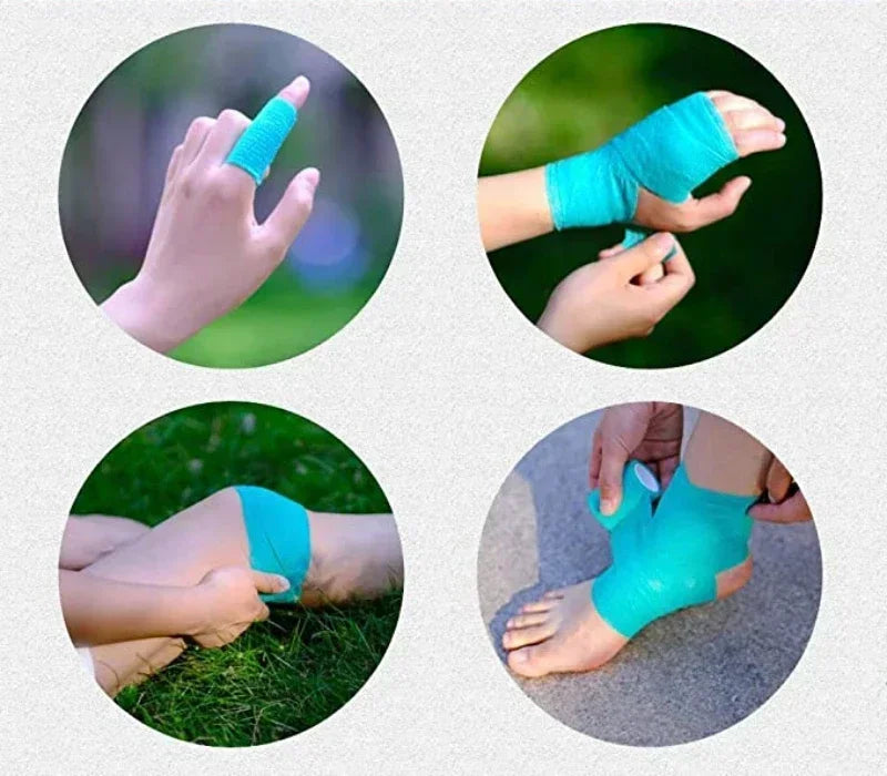 Breathable Elastic Pet Bandage Wrap – Self-Adhesive Tape for Feet, Ankle, Finger, and Knee Protection | Anti-Dirt and Durable Design Ditzy Petunia
