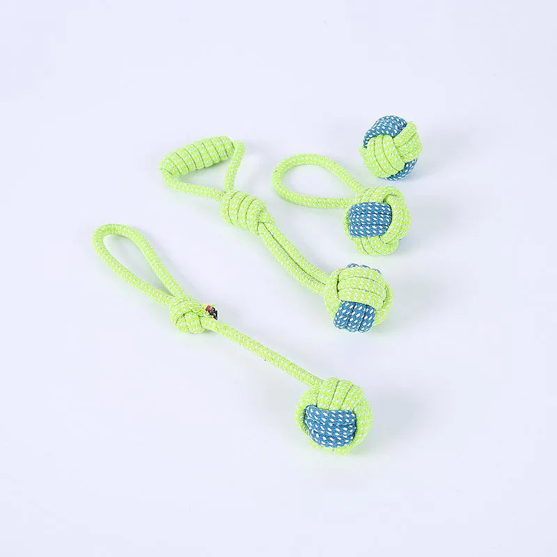 Interactive Dog Rope Toys - Safe Chew & Dental Care for Puppies & Large Dogs Ditzy Petunia