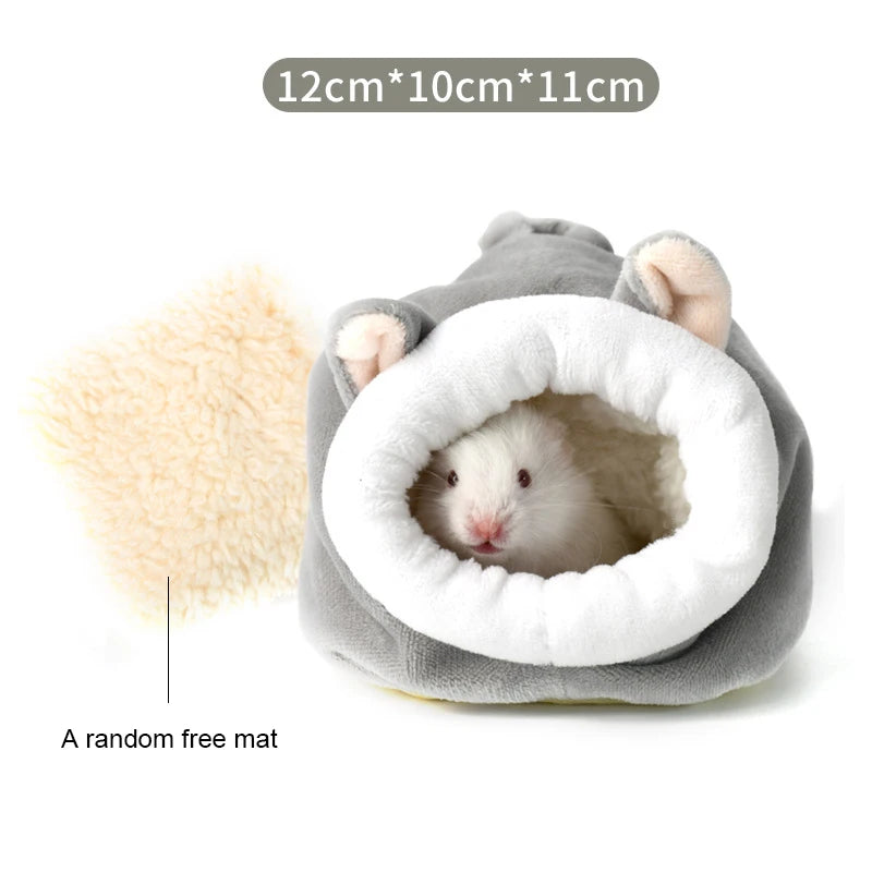 Cozy Fleece Hamster Nest β Soft, Warm & Snuggly Hideout