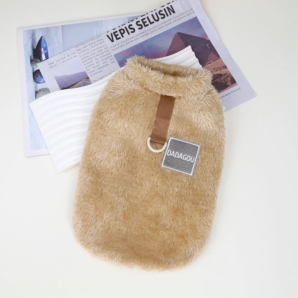 Winter Fleece Pet Vest – Cozy, Soft, and Perfect for Chilly Days