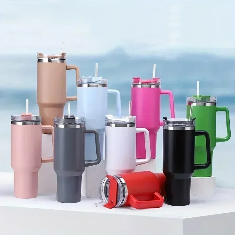 1200ml Stainless Steel Vacuum Flask - Thermos for Hot & Cold Drinks | Leak-Proof, Portable, Eco-Friendly Ditzy Petunia
