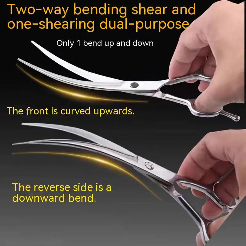 Professional Pet Grooming Scissors Set - Stainless Steel Dog Hair Trimming Tools