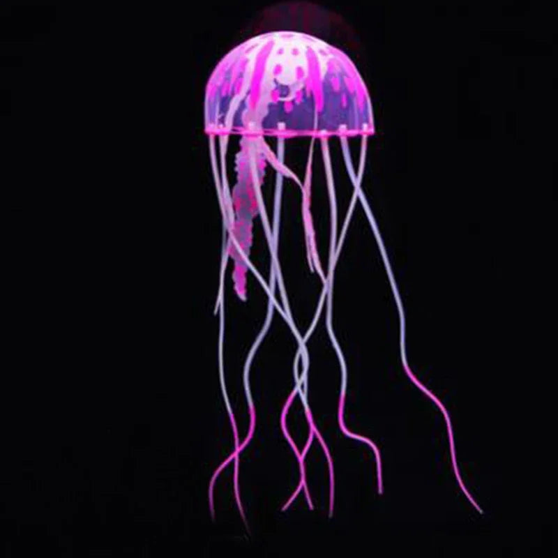 Luminous Artificial Jellyfish – Glow-in-the-Dark Aquarium Decoration for Fish Tanks