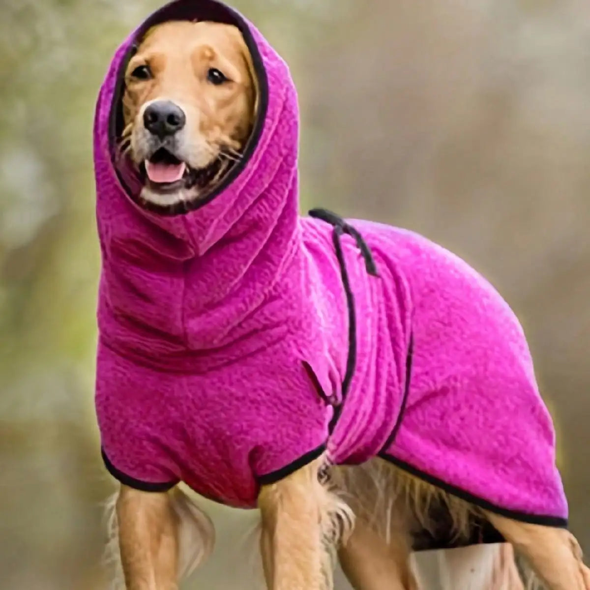 Greyhound Winter Coat, Warm Fleece Jumper for Whippet, Adjustable Dog Jacket with Lining