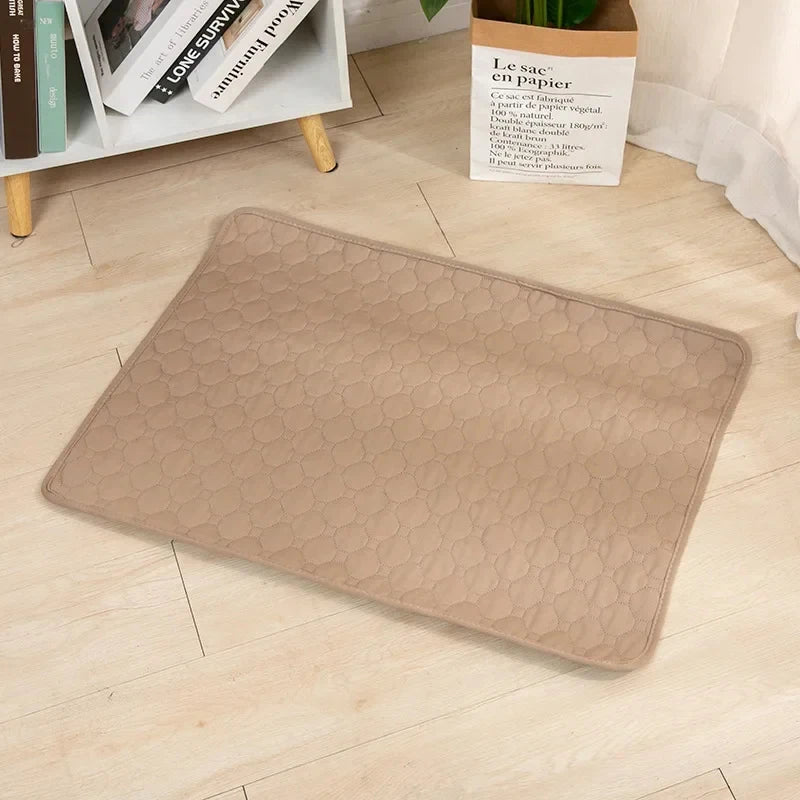 Washable and Reusable Dog Bed Mat – Waterproof, Anti-Slip, Multi-Layer Absorbent Pad