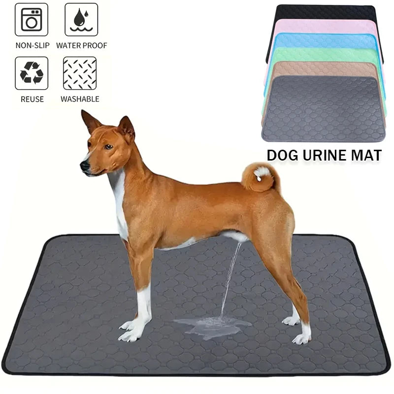 Washable and Reusable Dog Bed Mat – Waterproof, Anti-Slip, Multi-Layer Absorbent Pad