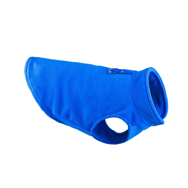 Winter Fleece Dog Clothes – Warm Puppy Coat for Small & Medium Dogs