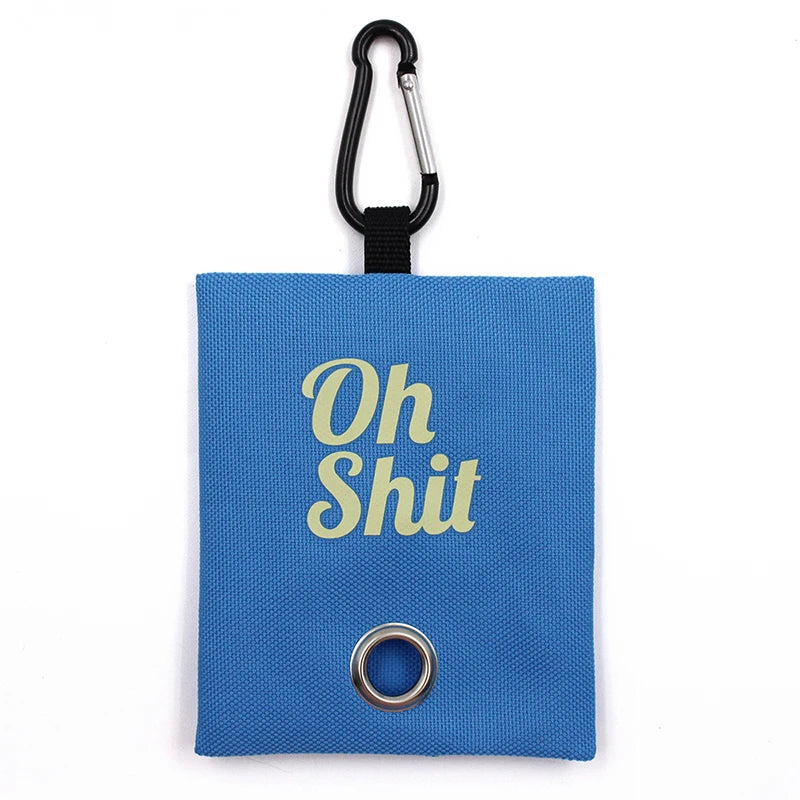 Canvas Dog Poop Bag Holder - Durable, Lightweight, and Eco-Friendly Ditzy Petunia