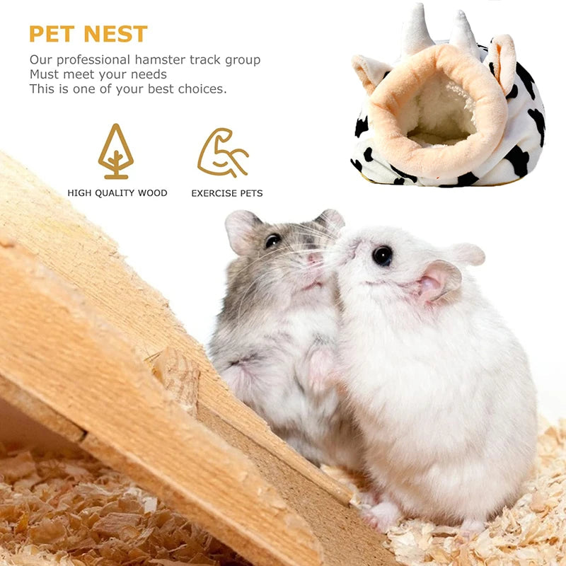 Cozy Fleece Hamster Nest β Soft, Warm & Snuggly Hideout