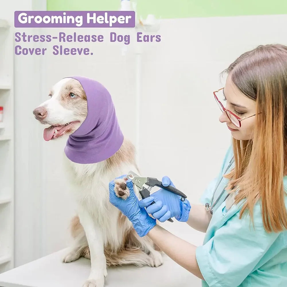 Happy Hoodie for Dogs & Cats – Original Grooming, Force Drying & Anxiety Relief Tool | Calming Pet Hood for Stress-Free Care Ditzy Petunia