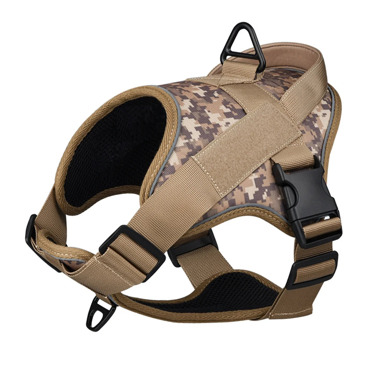 Soft Nylon Puppy Vest Harness โ Secure & Comfortable for Daily Walks