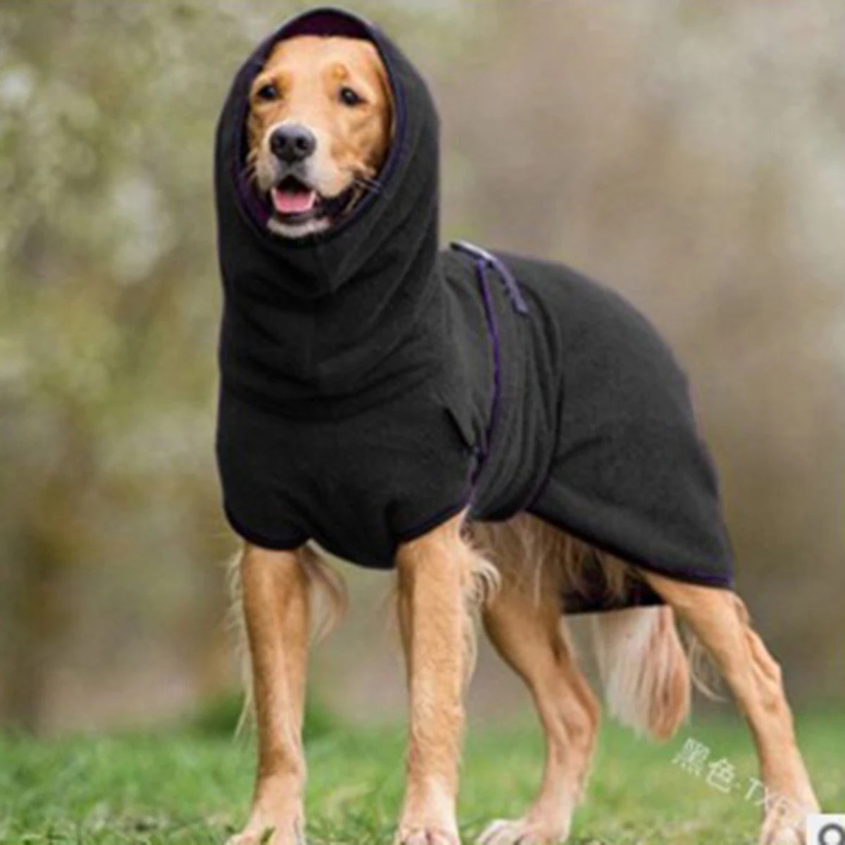 Greyhound Winter Coat, Warm Fleece Jumper for Whippet, Adjustable Dog Jacket with Lining