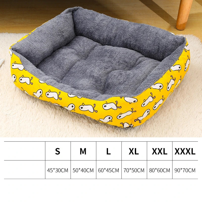 Cozy Plush Pet Bed Mat with PP Cotton Fill – Non-Slip, Machine Washable Fiber Mat for Dogs & Cats Ditzy Petunia