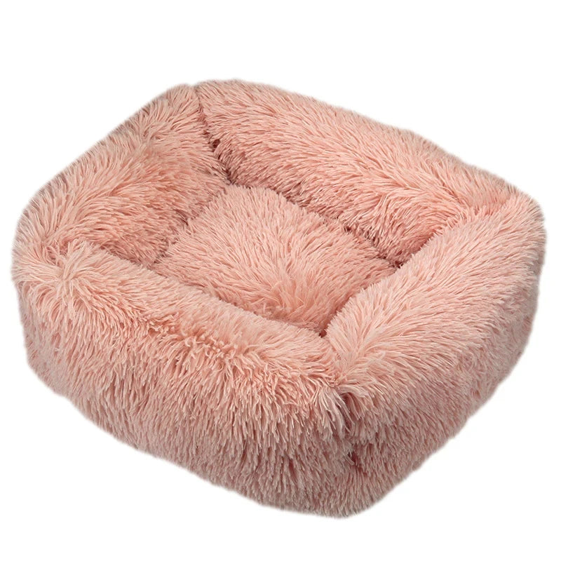 Rectangle Plush Dog Bed - Winter Warm Mat for Small, Medium, Large Dogs & Cats | Kennel, Puppy Cushion, Sofa Accessories Ditzy Petunia