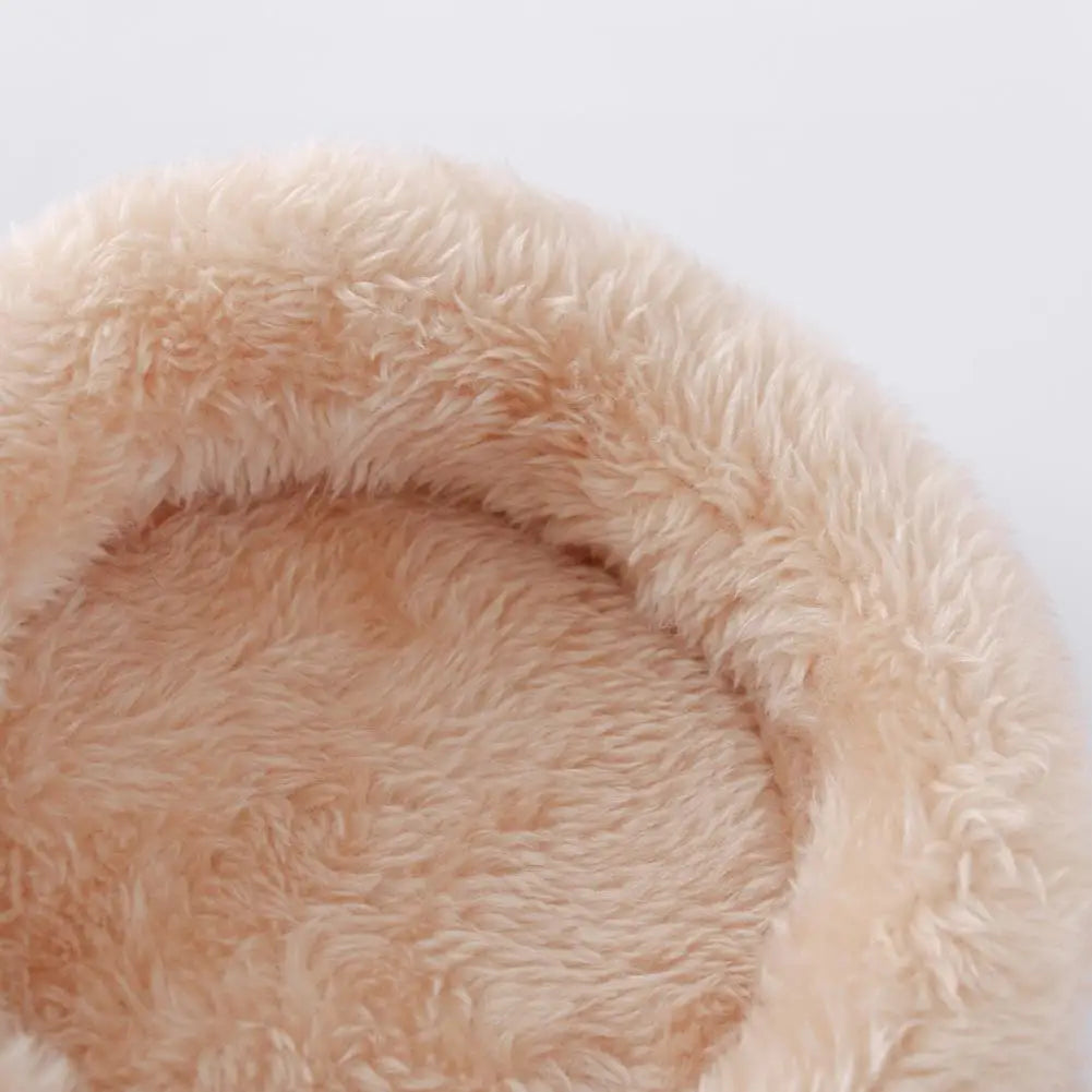 Warm Round Hamster Bed, Flannel Sleeping Nest for Small Pets (Hamster, Rabbit, Chinchilla)