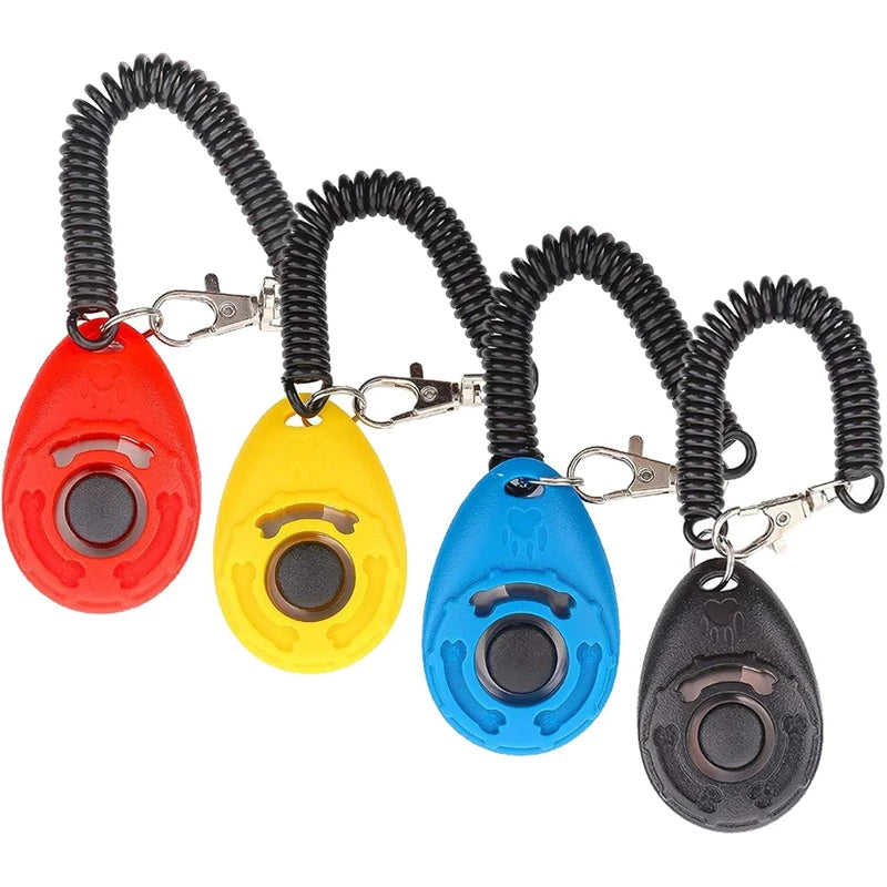 Pet Training Clicker with Wrist Strap – Effective Behavior Training Tool for Dogs, Cats, and More