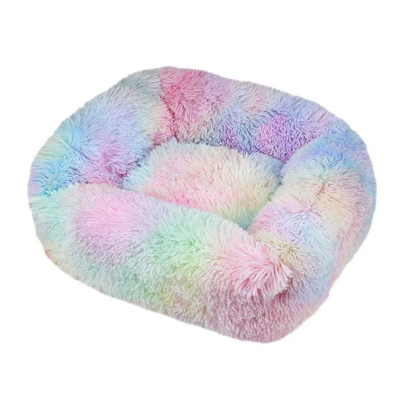 Luxury Plush Dog Bed - Washable Calming Pet Bed : XXL (110x90 cm)