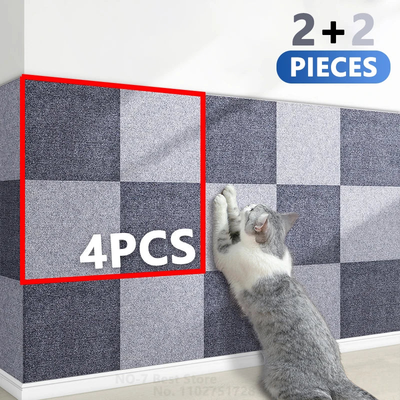 Self-Adhesive Cat Climbing Mat | Scratch-Resistant DIY Cat Scratcher for Furniture Protection