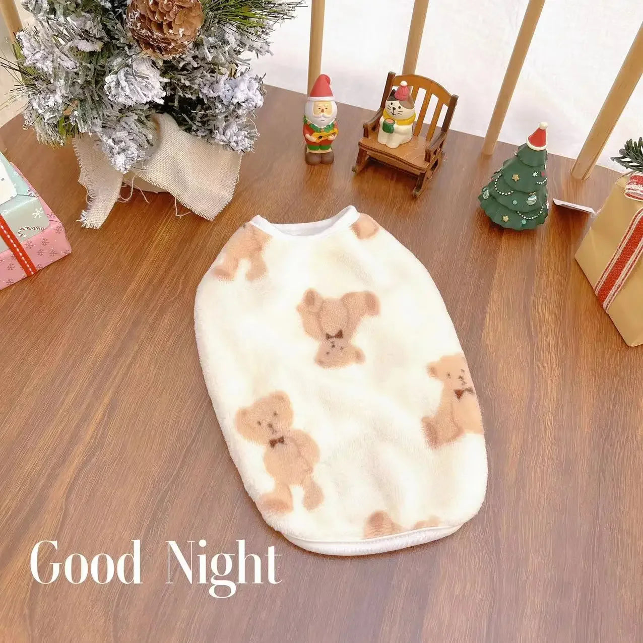 ๐พ Cozy Plush Jumpsuit for Dogs & Puppies โ Warm Velvet Pet Pajamas for Autumn & Winter
