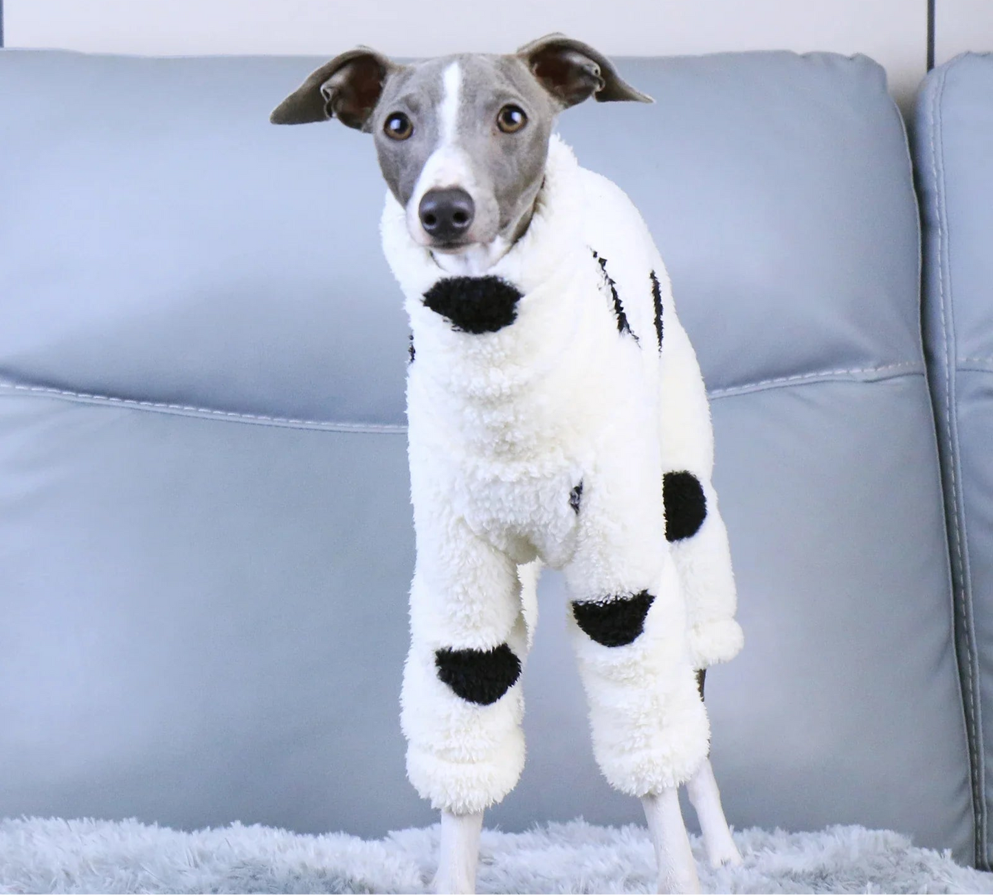 Fleece Turtleneck Dog Vest - Winter Warm Clothes for Italian Greyhounds & Whippets