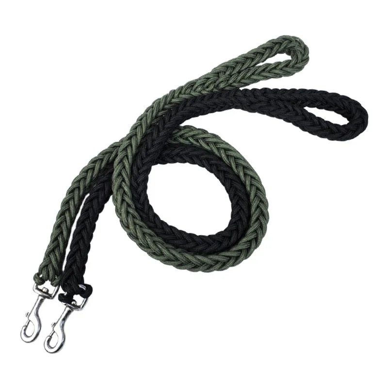 Heavy-Duty Nylon Dog Leash with Quick Release – Durable Rope Lead for Medium & Large Dogs