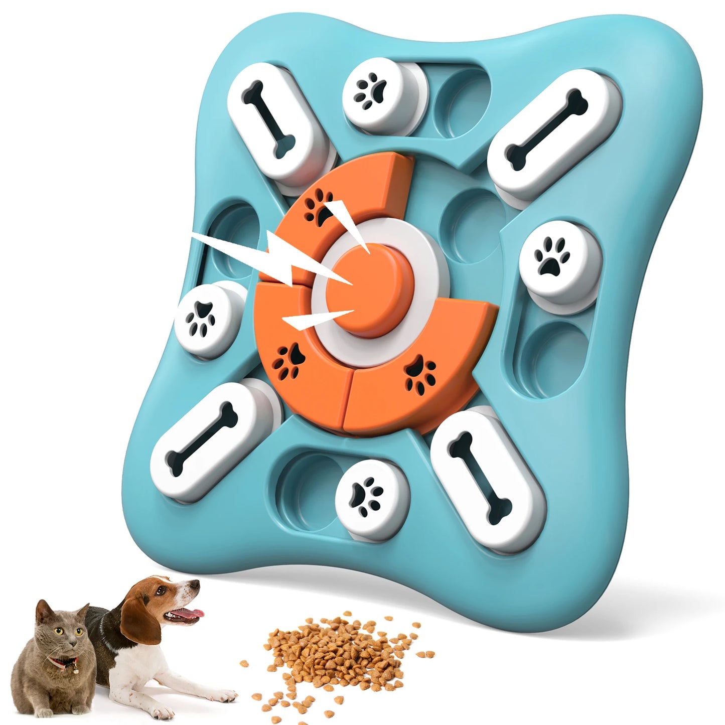 Dog Puzzle Toys for IQ Training & Mental Enrichment | Interactive Treat Dispensers for Large, Medium & Small Dogs | Dog Puzzle Toy for Mental Stimulation