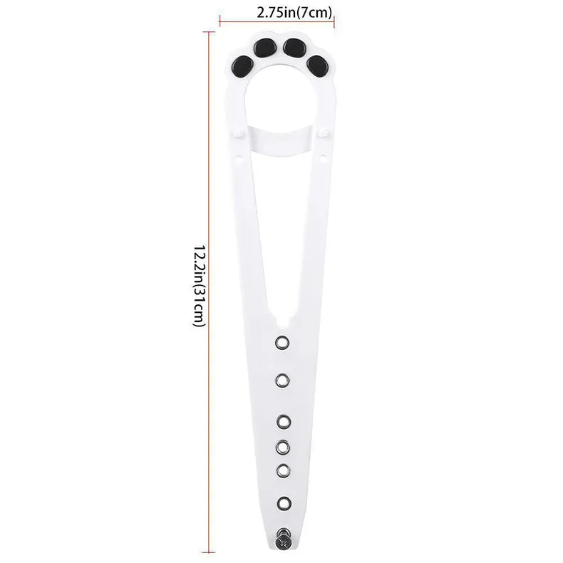 Adjustable Cat Door Holder Latch - Keeps Dogs Out, Flexible Gate Lock