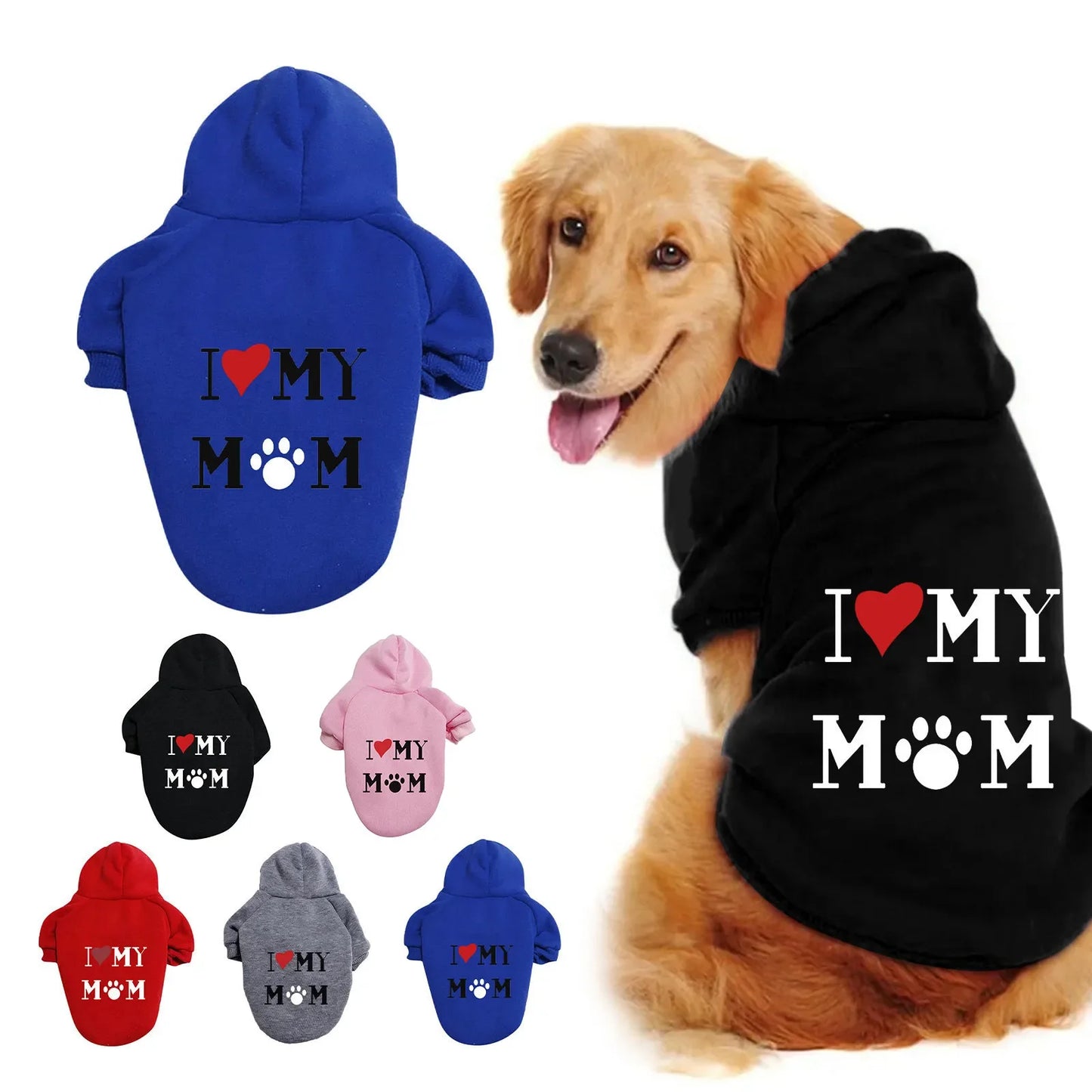 Large and Small Dog Sweaters, Soft Knitted Pet Clothes for Winter Warmth