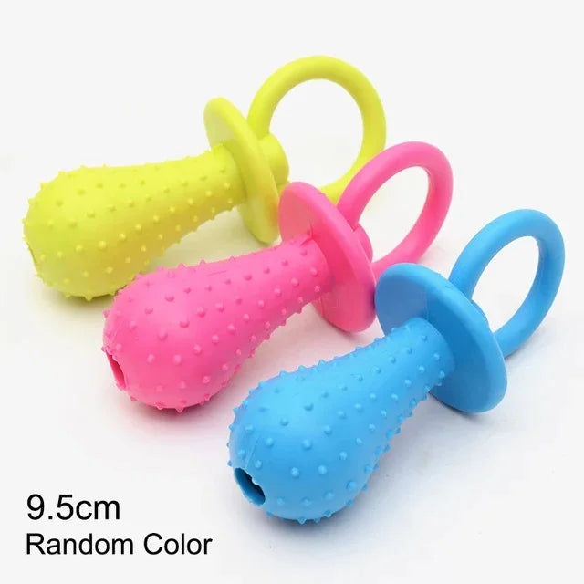 š¾ Spiked Rubber Dog Chew Toy ā Teeth Cleaning & Training Ball